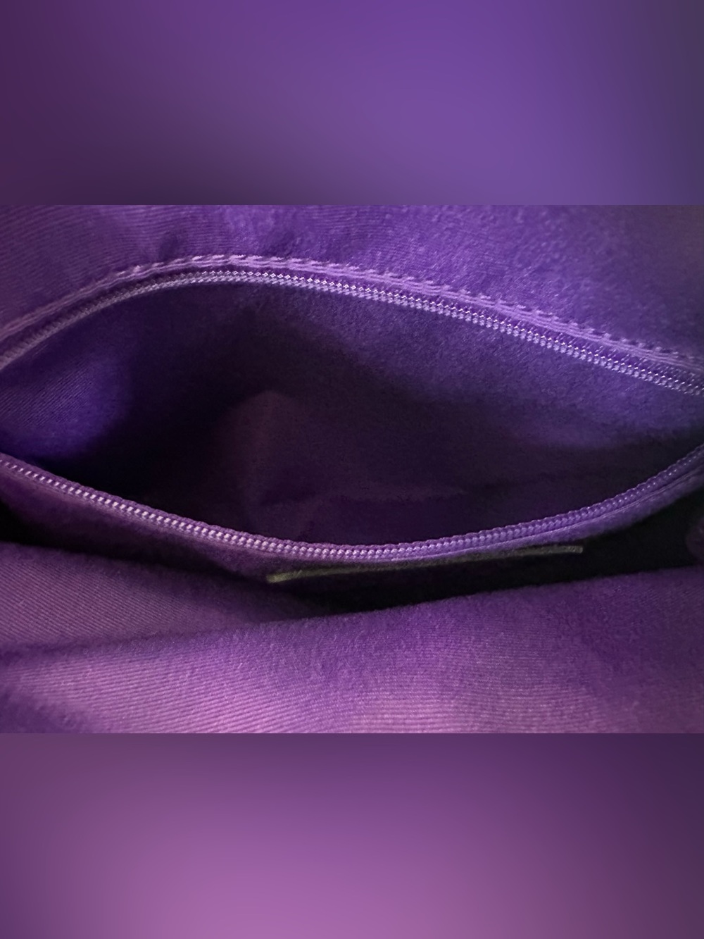 Coach Purple Crossgrain Leather Small Christie Carryall Satchel Bag. F36637 - Picture 12 of 16